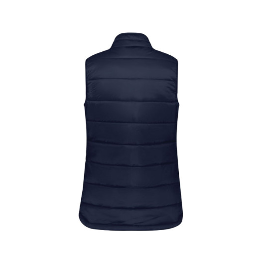 Womens Forrest Puffer Vests Navy Back